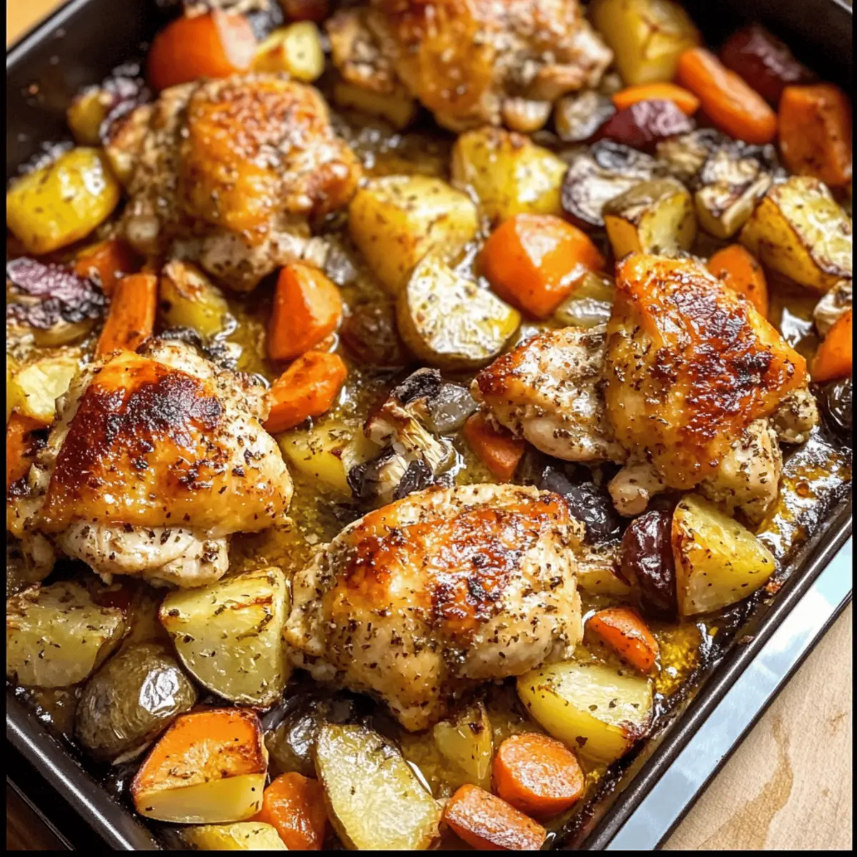 Sheet Pan Ranch Chicken Veggies