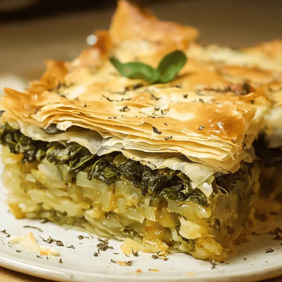 Spanakopita Vegetarian Pie Recipe