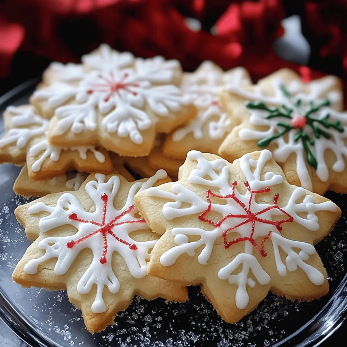 Snowflake Sugar Cookies Recipe