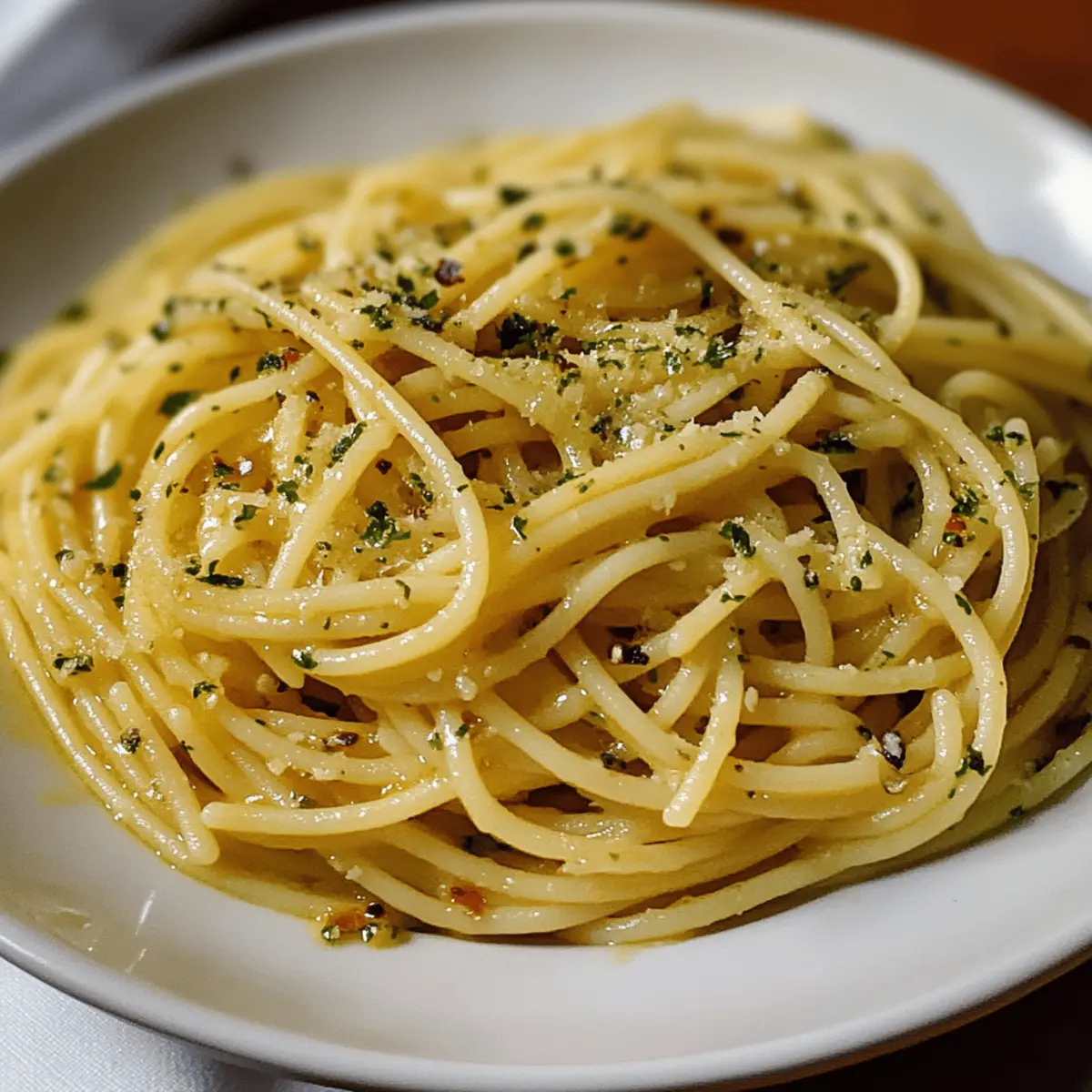 Spaghetti Aglio e Olio Recipe