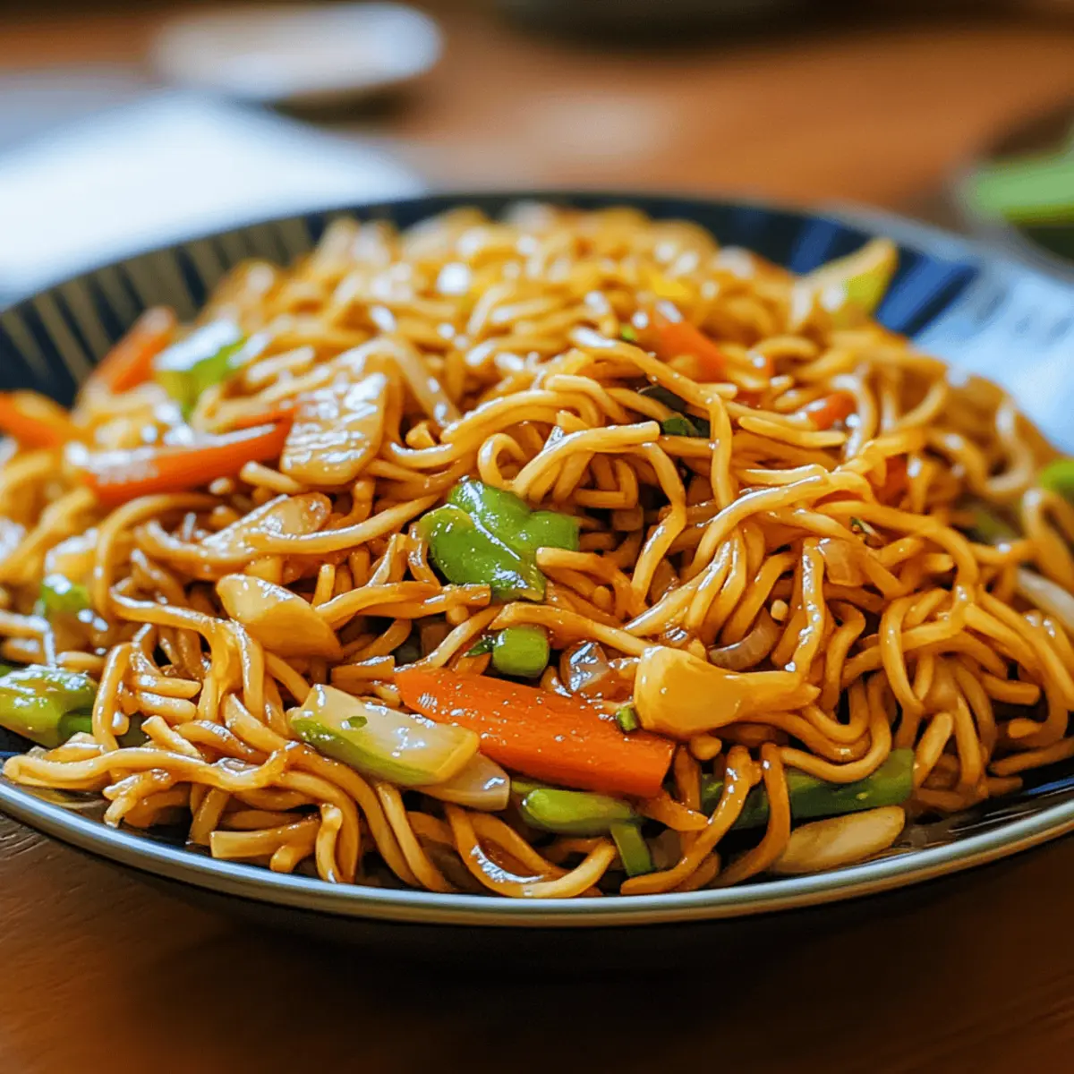 Quick Vegetable Chow Mein