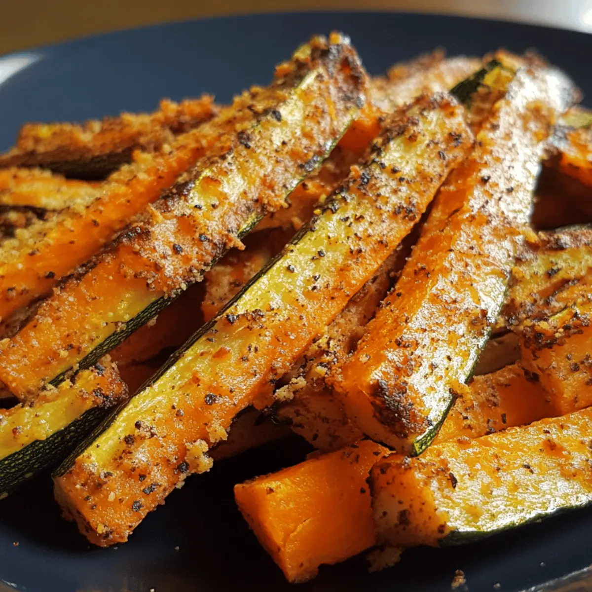 Baked Carrot Zucchini Fries