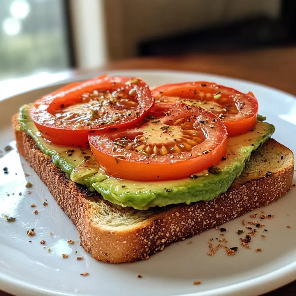 Avocado Tomato Whole Toast